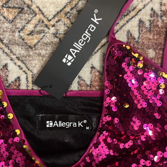 Allegra K sequin mini dress NWT - Picture 2 of 5